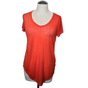 Mudd Women's Sheer Short Sleeve Tee S